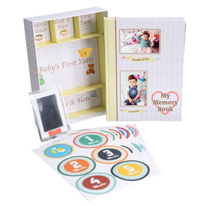 Recién llegado, recuerdo de fotos de bebés recién nacidos para niños y niñas, registro de 30 meses, <span class=keywords><strong>libros</strong></span> para bebés, libro de recuerdos de primer año - Product Image 1
