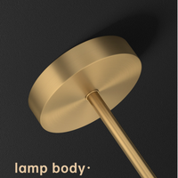 Lámpara de Escritorio LED Escandinava de Latón Macizo, Brazo Oscilante Ajustable, Garantía de 3 Años, 1000 Lúmenes, para Sala de Estar, Oficina, Dormitorio