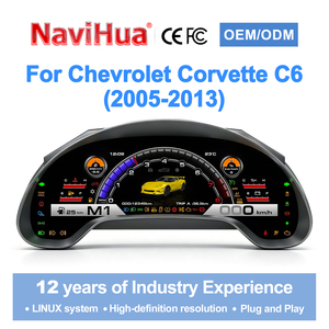 Nuevo Panel de Instrumentos LCD Navihua, Cabina Virtual para Automóvil, para Chevrolet Corvette C6 2005-2013, Velocímetro, Tablero de Instrumentos - Product Image 1
