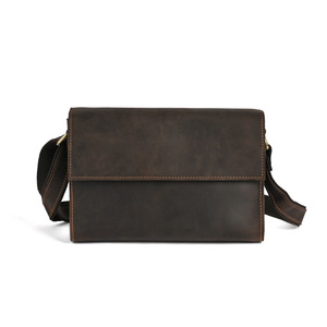 Ando <b>Bag</b> <b>Genuine</b> <b>Leather</b> Mens Crossbody <b>Bag</b> Vintage Cowhide Shoulder <b>Bag</b> - Product Image 5