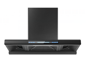 Schwarze Frontglas-Dunstabzugshaube mit Großer Saugkraft Starke Rauchabsaugung Maßgefertigte Dunstabzugshaube für die Küche - Product Image 2