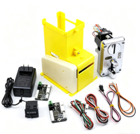 Kit de distributeur automatique DIY en acier inoxydable à monnayeur pour cartes, avec logo personnalisé, pour usage intérieur