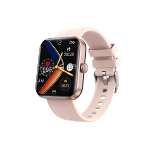 Jam tangan pintar olahraga layar sentuh penuh, arloji pintar F57L pelacak kebugaran dengan berbagai mode olahraga kesehatan dan detak jantung