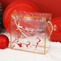 Mini boîtes d'emballage transparentes en PVC PET, boîtes en plastique transparentes pour l'emballage de biscuits, de bonbons et de friandises