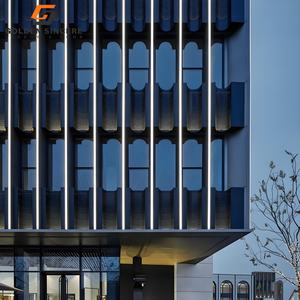 GS Modern Aluminum Glass Window <b>Curtain</b> Wall System for High-rise Building - Product Image 5