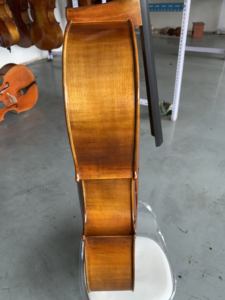 SurpassMusic <span class=keywords><strong>Violoncelle</strong></span> artisanal 4/4, 7/8, 1/4, 1/2 en épicéa et érable massifs, finition vernie brillante, prêt à jouer, son agréable, belle veine <span class=keywords><strong>du</strong></span> bois - Product Image 2