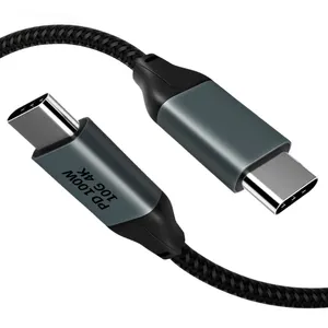 สาย pd100w USB C ยาว1ม. 2ม. 16สายเคเบิล USB แบบคอร์สายดิจิตอล
