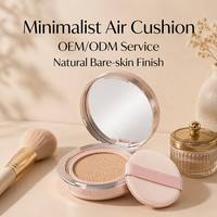 Farchi Mushroom Head Air Cushion Foundation Natural Brightening CC Cream Full Coverage Moisturizing Concealer untuk Wajah Semua Jenis Kulit