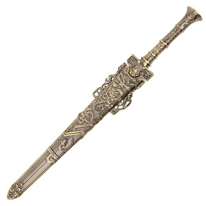 Spada di Yin Shou dei Tre Regni, Spada dell'Imperatore Yi, Replica 1:1 in Metallo Elettroplaccato, Accessori per Film e Serie TV - Product Image 5