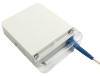 Boîtier mural FTTH pour fibre optique avec une sortie, plaque frontale et prise optique (Rosette) – Vente directe usine