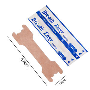 Tiras rectas de fuerza externa japonesas de colores Extra transpirables, dilatador de Color negro para piel, tiras nasales de respiración a granel - Product Image 4