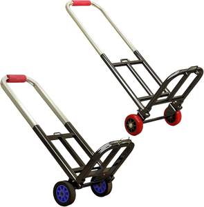 Factory Wholesale Orange Heavy Duty Hand Truck With Red Plastic Grips For Logistics Delivery Industrial Grade Material Handling - Product Image 1