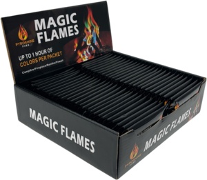 Magical Flames cháy màu thay đổi gói cho cắm trại yếu tố cần thiết, lửa trại, lửa trại & lò sưởi, lửa trại phụ kiện - Product Image 1