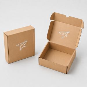 Own Factory Hot Selling Corrugated Mailer Boxes Eco Friendly Recyclable Custom Logo Printed Shipping Boxes For Apparel Packaging - Product Image 1