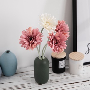 ดอกเจอร์เบอร์ราประดิษฐ์ CallaFloral ก้านเดี่ยว ตกแต่งบ้านในร่ม จัดดอกไม้สีชมพู - Product Image 2