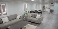 Conteneur de 40 pieds, fabriqué en Europe et aux États-Unis, personnalisé, résistant aux ouragans, en acier, facilement pliable, préfabriqué, extensible, design moderne