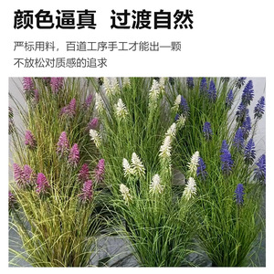 Plantas Artificiales de Lavanda en Maceta, Vegetación Realista para Decoración de Interiores, Regalo de Boda o Inauguración de Casa, Estilo Bonsái - Product Image 5