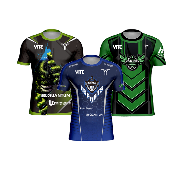 Futuristic Custom Gaming Uniforms 3D Design - Techwear Inspired Breathable Gaming Apparel