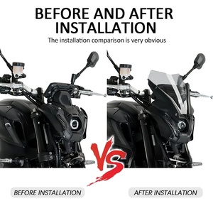 Parabrezza Spoiler Carena Visiera Nuova Condizione Ricambi per Moto YAMAHA <span class=keywords><strong>MT</strong></span>-<span class=keywords><strong>09</strong></span> MT09 FZ09 FZ-<span class=keywords><strong>09</strong></span> Anni 2021-2023 - Product Image 6