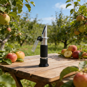 Réfractomètre automatique portatif de laboratoire pour <span class=keywords><strong>alcool</strong></span>, alcoolomètre 0-80% Brix pour whisky, bière, vin et brassage - Product Image 6