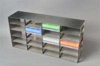 Utilisation en laboratoire Biobank tubes cryogéniques en acier inoxydable Bibliothèque d'échantillons personnalisés Stockage de l'azote liquide Racks de congélation pour Cryo Boxes