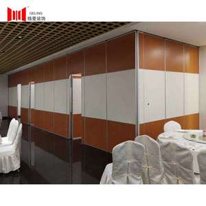 Cadre en aluminium de séparation de salle MDF, <span class=keywords><strong>cloison</strong></span> murale mobile pliable et <span class=keywords><strong>amovible</strong></span>, prix pour salle de banquet - Product Image 1