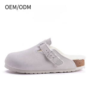Zuecos Tipo <span class=keywords><strong>Birkenstock</strong></span> <span class=keywords><strong>Boston</strong></span> Unisex, Directo de Fábrica, OEM ODM, Logotipo Personalizado, Forro de Lana, Antideslizantes, Pantuflas de Verano al Por Mayor - Product Image 5