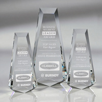 Nouveau design, trophée en cristal personnalisé de haute qualité en gros pour cadeau d'affaires