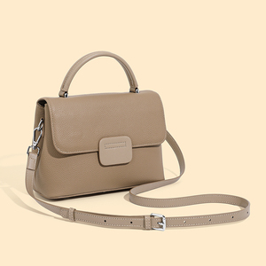 Gros Haute Qualité Cuir de Fleur Pleine Sacs à Épaule Femme Logo Personnalisé Marque Privée Sacs Carrés Fabricant OEM - Product Image 4
