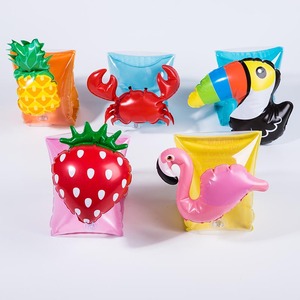Bouée de natation gonflable en PVC écologique pour enfant, motif animal ou fruit, pour l'apprentissage de la natation des bébés - Product Image 1