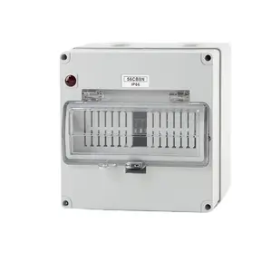 JOHNN 56CB4N 56CB8N série IP66 4/8Way Switchgear Cover Assemblies Boîtier de distribution extérieur étanche en plastique ABS PC