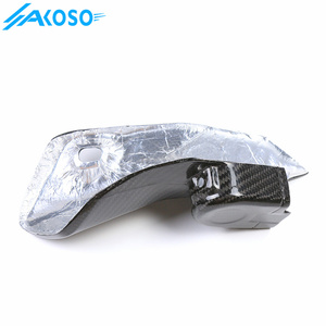 AKOSO 100% Fiber de carbone sec moto silencieux tuyau d'échappement bouclier thermique couverture pour <span class=keywords><strong>BMW</strong></span> R1250RS <span class=keywords><strong>R</strong></span> <span class=keywords><strong>1250</strong></span> <span class=keywords><strong>RS</strong></span> 2021-2023 - Product Image 5