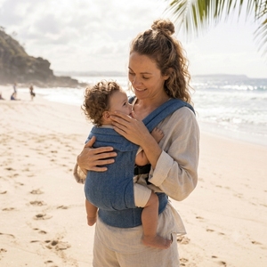 <span class=keywords><strong>Porte</strong></span>-bébé de luxe pliable, facile à ranger, certifié CPC CE, ergonomique, en denim premium, haute capacité de charge, pour bébés de 0 à 3 ans - Product Image 3