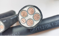 Kabel Daya Berisolasi Xlpe Berlapis Baja 4 Inti Tembaga Murni 35mm 50mm 70mm 95mm 120mm Bawah Tanah