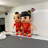 Costume de bébé gonflable chinois pour événements de carnaval, défilé, spectacle sur scène