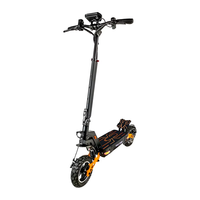 Trottinette électrique pliable CT-03 de haute qualité, cadre en alliage d'aluminium, contrôle par application, étanche, vitesse élevée 55 km/h, longue autonomie, pour adultes