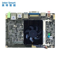 Placa base SBC de 3,5 "sin ventilador compatible con Intel Pentium J2900 CPU de cuatro núcleos 8G + 128G Wifi y BT Win 10 IOT para pantalla Digital 1920x1080