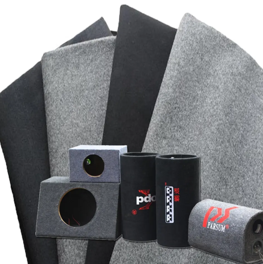 100% polyester nonwoven fabric portable wireless bluetooth speaker fabric /speaker grill cloth fabric/auto upholstery fabric