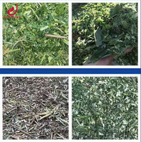 200-500 kg/h D'ensilage D'alimentation Faire L'herbe Paille Ensilage De Chopper D'alimentation Automatique Machine de Hache-paille
