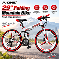 Vélo de montagne en acier personnalisé OEM 29 pouces, Hardtail, 150 kg, Shimano 21 vitesses, frein à disque, vélo tout-terrain
