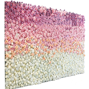 Muro floral portátil, plegable y compacto, perfecto para alquiler en eventos, despedidas de soltera y propuesta de matrimonio, como accesorio para fotos. - Product Image 4