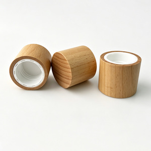 ขวดโลชั่นโทนเนอร์ฝาไม้เวียดนาม WeWood Personal Care พร้อมปลอกเกลียวด้านในและฝาไม้ทรงกระบอก บรรจุภัณฑ์ออร์แกนิก - Product Image 5