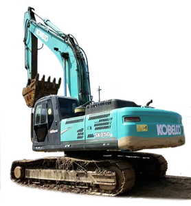 Excavatrice sur chenilles d'occasion Kobelco SK350 35T, fabriquée au Japon, en excellent état, avec brise-roche, certifiée CE - Vente Flash - Product Image 1