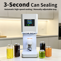 Machine de scellage rotative semi-automatique commerciale pour canettes, café, jus |   Machine de scellage manuelle pour bouteilles en plastique