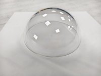 Dôme en saphir Al2O3 à transmission UV à MWIR, haute stabilité thermique pour systèmes optiques longue portée
