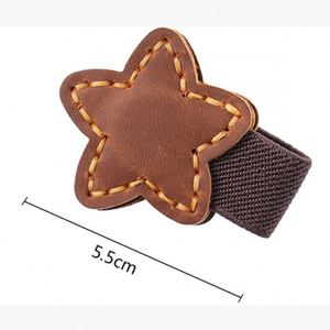 Genuine Leather Book Clips Magnetic <b>Bookmark</b> Star Shaped Book Page Holder Multi-functional Magnetic Clip for Money Towel - Product Image 4