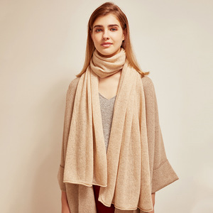 2024 estilo de invierno nueva llegada de lujo de alta calidad 100% Cachemira bufanda de punto Pashmina chal - Product Image 4