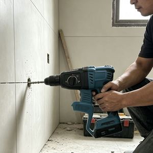 Martillo Perforador Rotatorio Eléctrico Recargable <span class=keywords><strong>de</strong></span> 21V, Taladro <span class=keywords><strong>de</strong></span> Impacto <span class=keywords><strong>de</strong></span> 26mm, Grado Industrial, 550W, Demolición <span class=keywords><strong>de</strong></span> Paredes y <span class=keywords><strong>Concreto</strong></span> 2 - Product Image 5