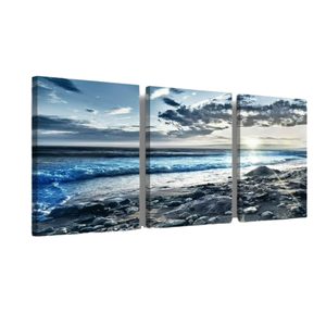 Custom Art Deco Canvas Painting Wall Decor with <b>Frame</b> Hanging & Vase Add-On – Made in Vietnam Gift Idea - Product Image 3