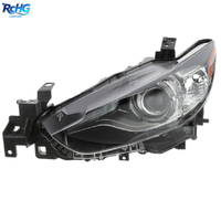 Lampu Depan RCHG Mazda 6 Atenza 2014-2016 Xenon dengan DRL AFS LED Hitam 4100K GHR4-51-031 GHR4-51-041